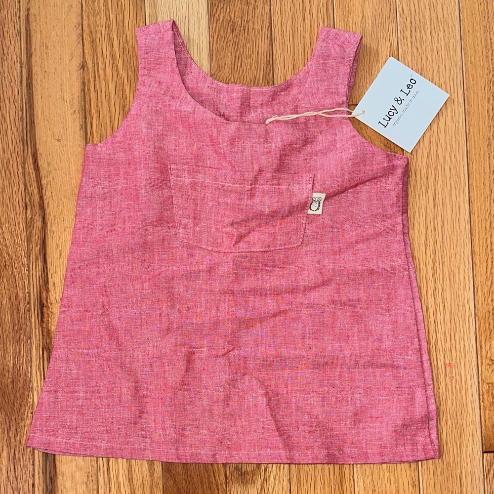 NWT Lucy & Leo Southampton Dress - Red, Size 9-12M